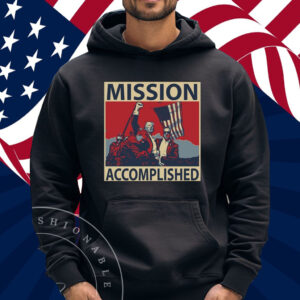 David Harris Jr Wearing Mission Accomplished Shirt