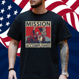 David Harris Jr Wearing Mission Accomplished Shirt