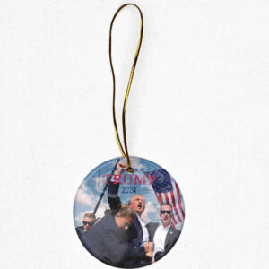 Donald Trump 2024 Ceramic Ornament