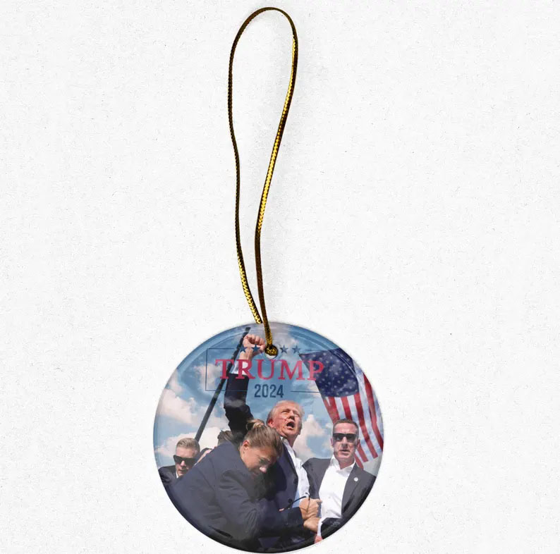 Donald Trump 2024 Ceramic Ornament