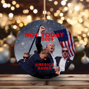Donald Trump 2024 Ceramic Ornament Holiday Gift