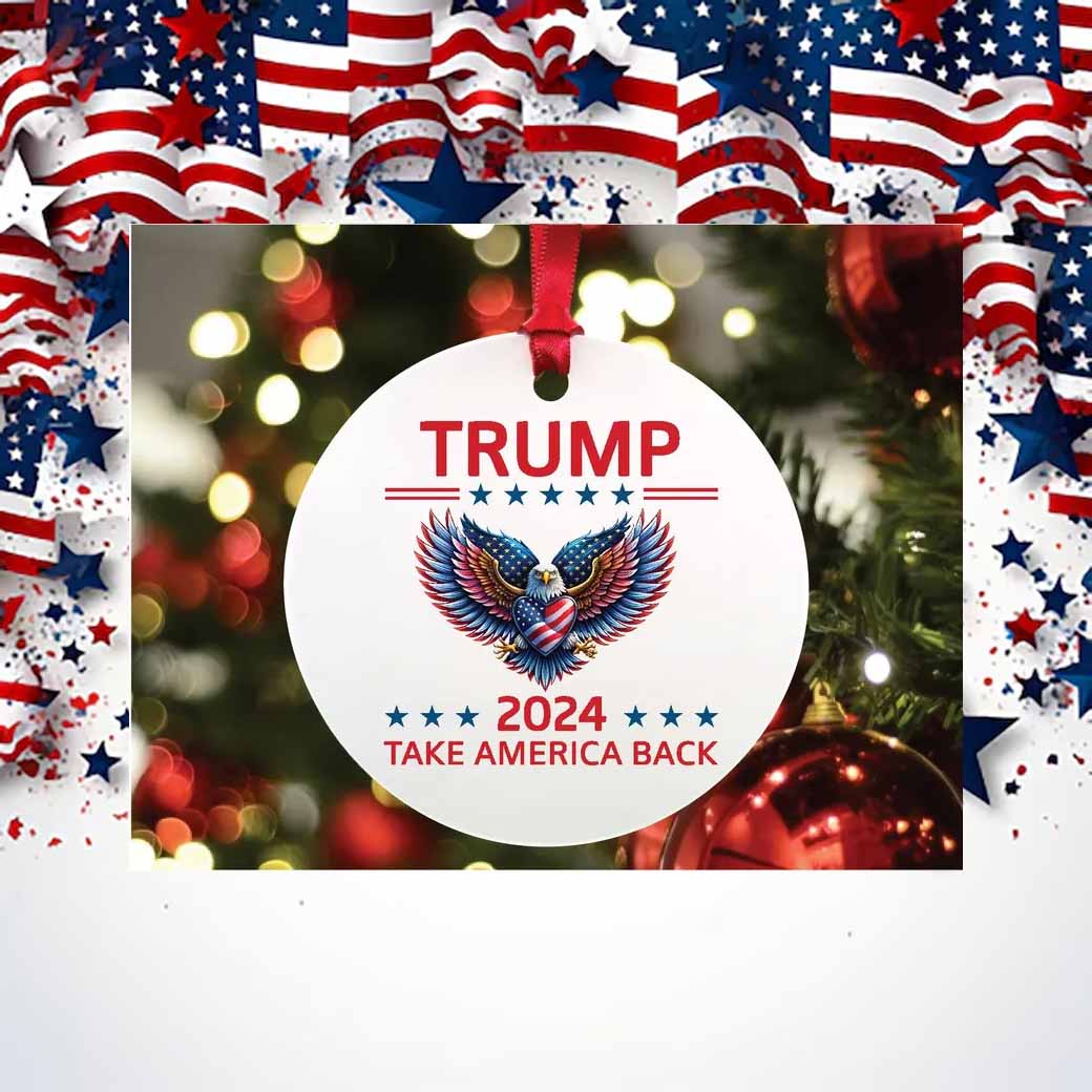 Donald Trump 2024 Take America Back Ornament