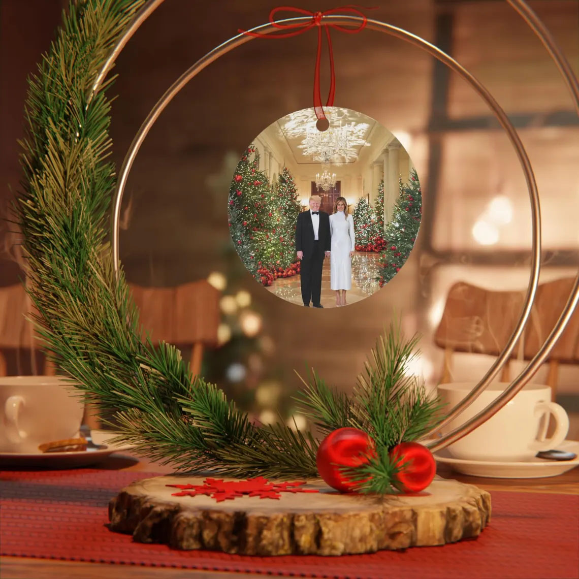 Donald Trump Christmas Tree Ornament