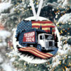 Donald Trump Garbage Truck 2024 Ornament
