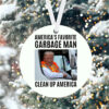 Donald Trump Garbage Truck 24 Ornament