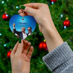 Donald Trump MAGA Christmas Ornament