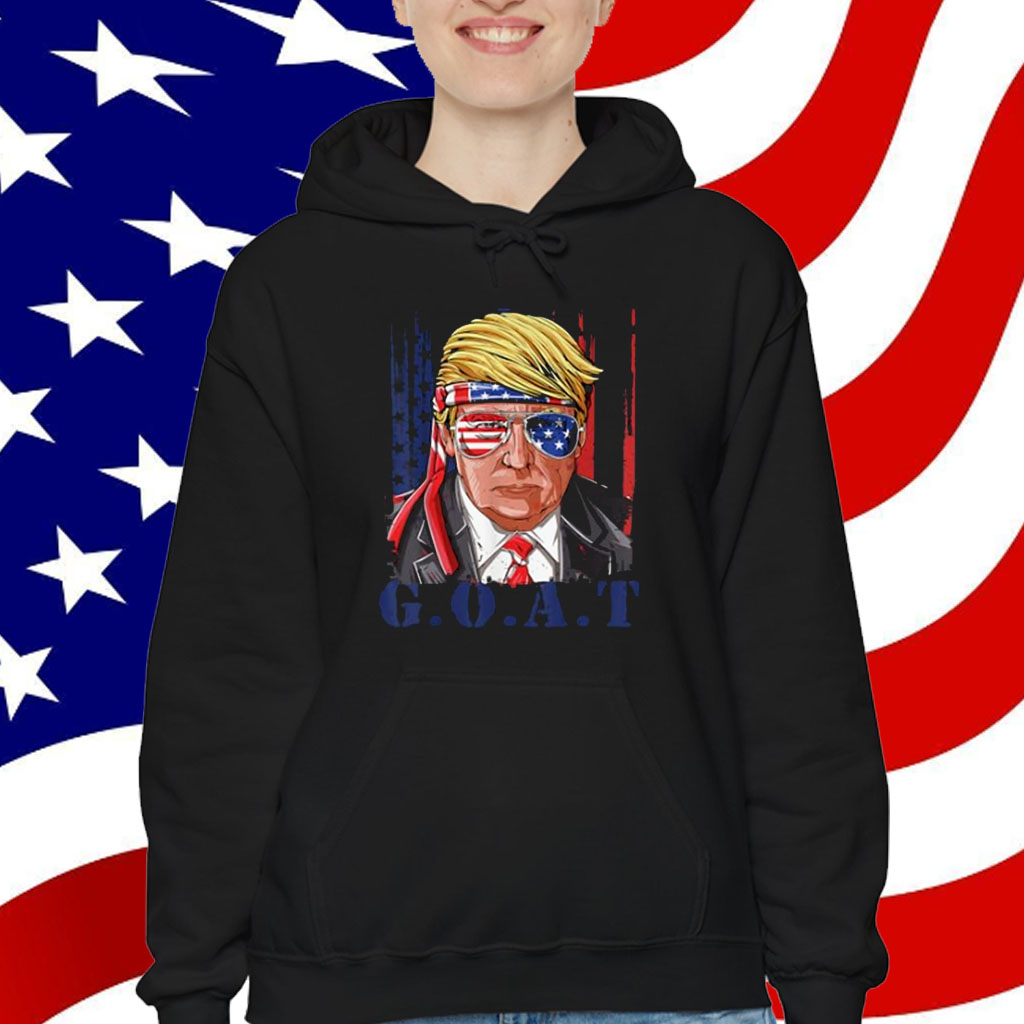 Donald Trump Merica GOAT Sunglass US Flag 4th Of July 2025 Shirt