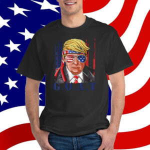 Donald Trump Merica GOAT Sunglass US Flag 4th Of July 2025 Shirt