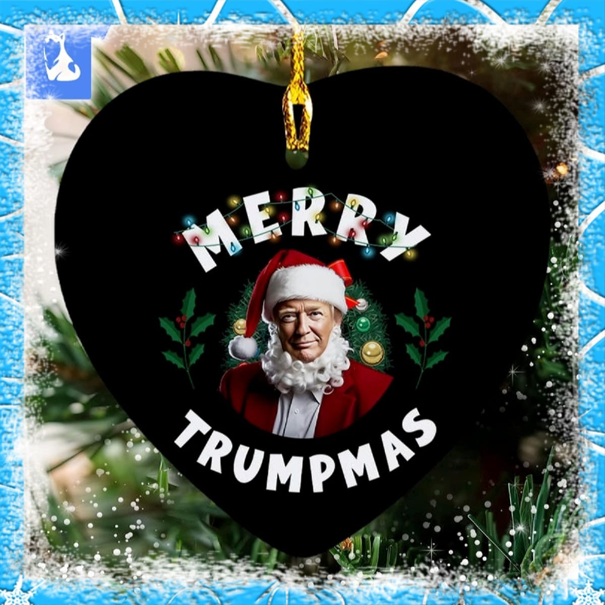 Donald Trump Merry Trumpmas Ornament