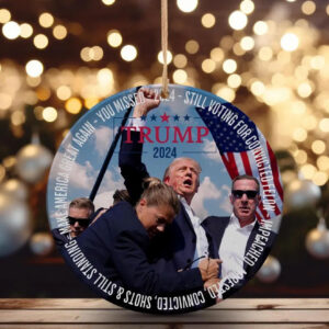 Donald Trump Ornament 2024 Christmas