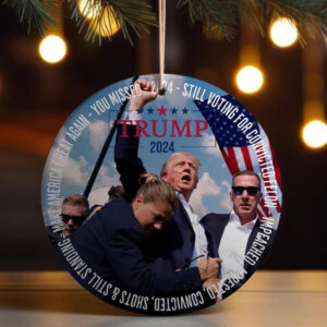 Donald Trump Ornament 2024 Christmas