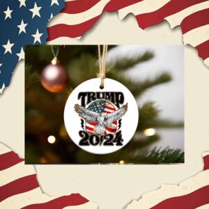 Donald Trump President 2024 Eagle Ornament