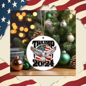 Donald Trump President 2024 Eagle Ornament