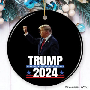 Donald Trump Presidential Candidate 2024 Ornament