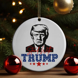Election Ornament, Trump Ornament, Trump Supporter Gifts, Fight For America Ornament, Trump Girl Ornament, President Trump Ornament