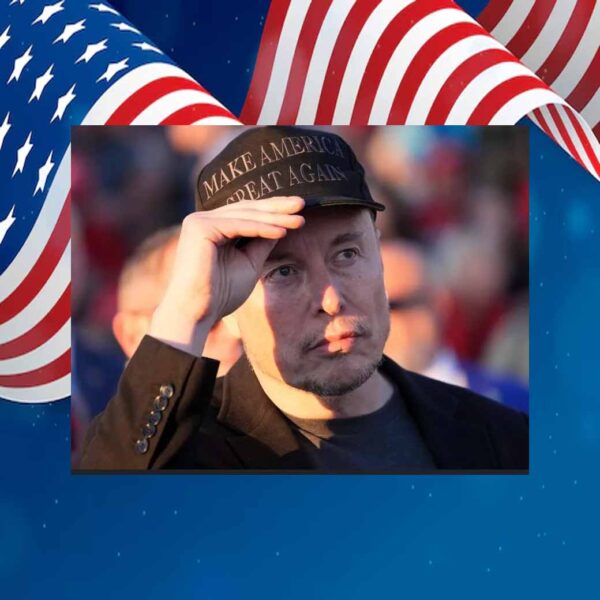 Elon Musk Black Trump Hat