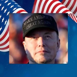 Elon Musk Black Trump Hat