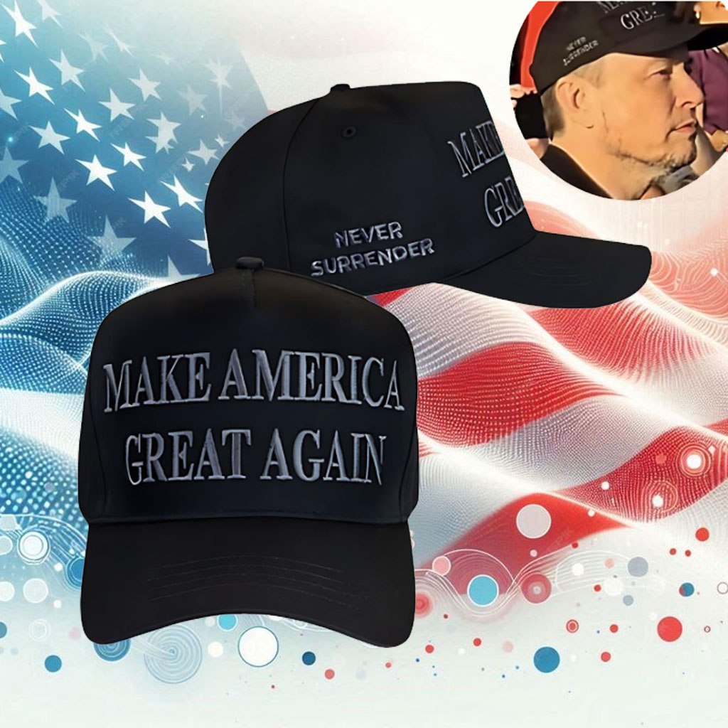 Elon Musk Dark MAGA Hat