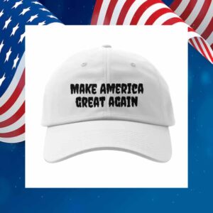 Elon Musk For Trump Make America Great Again Embroidered White Hat