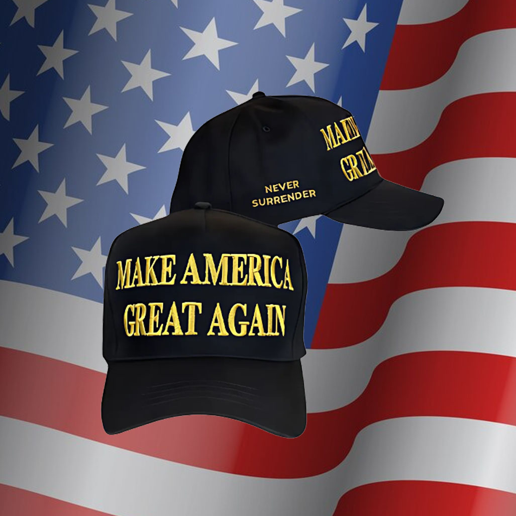 Elon Musk Gold Dark MAGA Hat