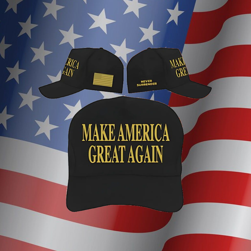 Elon Musk Gold Dark MAGA Hat
