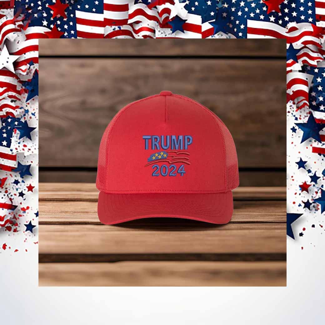 Embroidered Trump 2024 Red Hat