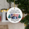 Fight For America Donald Trump Christmas Ornament