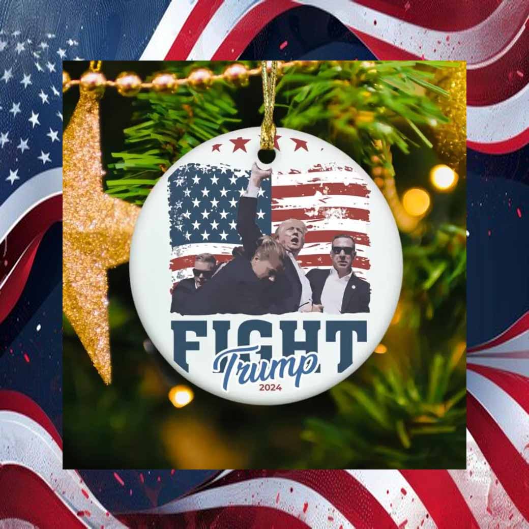 Fight Trump 2024 Ornament