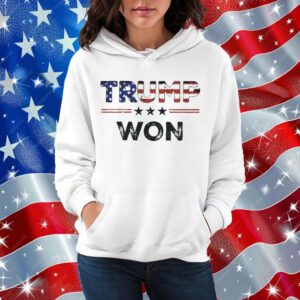 Flag Trump We Won Shirt