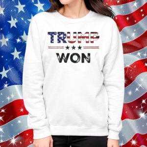 Flag Trump We Won Shirt
