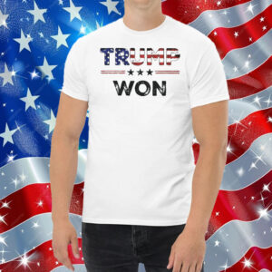 Flag Trump We Won Shirt