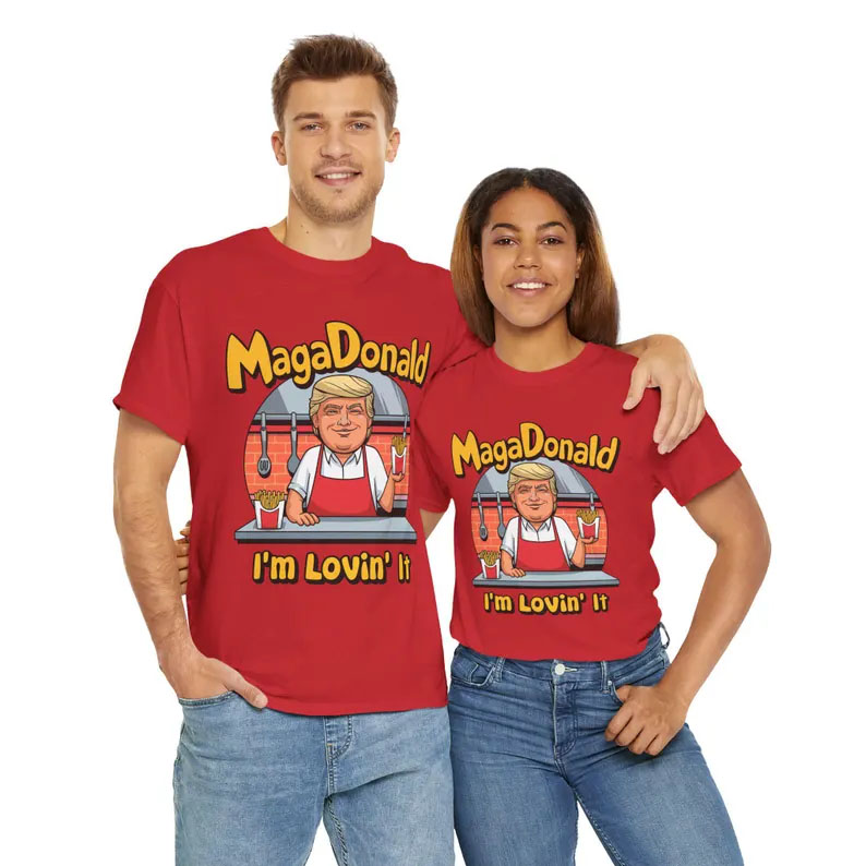Funny Trump McDonald Shirt MagaDonald Pennsylvania Trump 2024 TShirt Donald Trump Vance 2024 T-Shirt Trump Merch Trump Gift