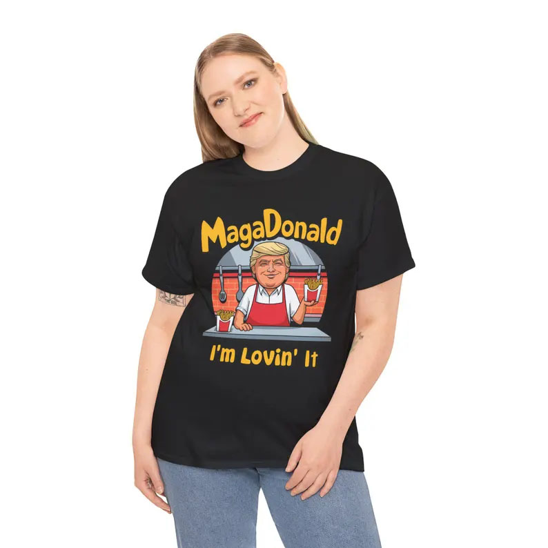 Funny Trump McDonald Shirt MagaDonald Pennsylvania Trump 2024 TShirt Donald Trump Vance 2024 T-Shirt Trump Merch Trump Gift