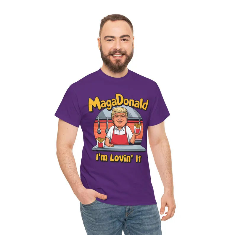 Funny Trump McDonald Shirt MagaDonald Pennsylvania Trump 2024 TShirt Donald Trump Vance 2024 T-Shirt Trump Merch Trump Gift