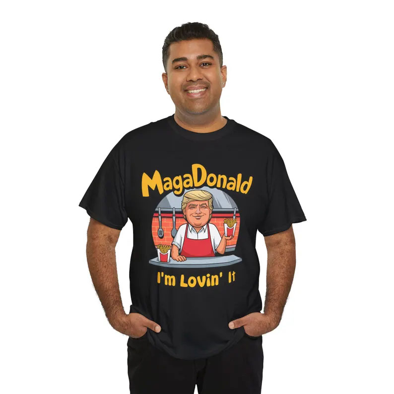 Funny Trump McDonald Shirt MagaDonald Pennsylvania Trump 2024 TShirt Donald Trump Vance 2024 T-Shirt Trump Merch Trump Gift
