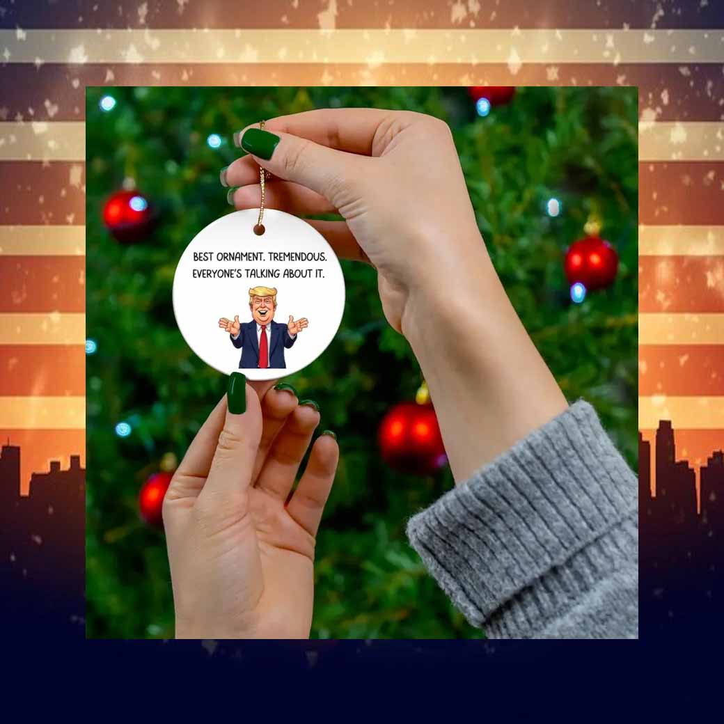 Gift for Trump Fans Funny Political Ornament