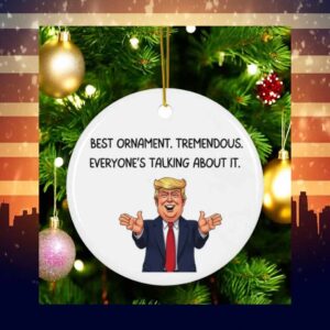 Gift for Trump Fans Funny Political Ornament