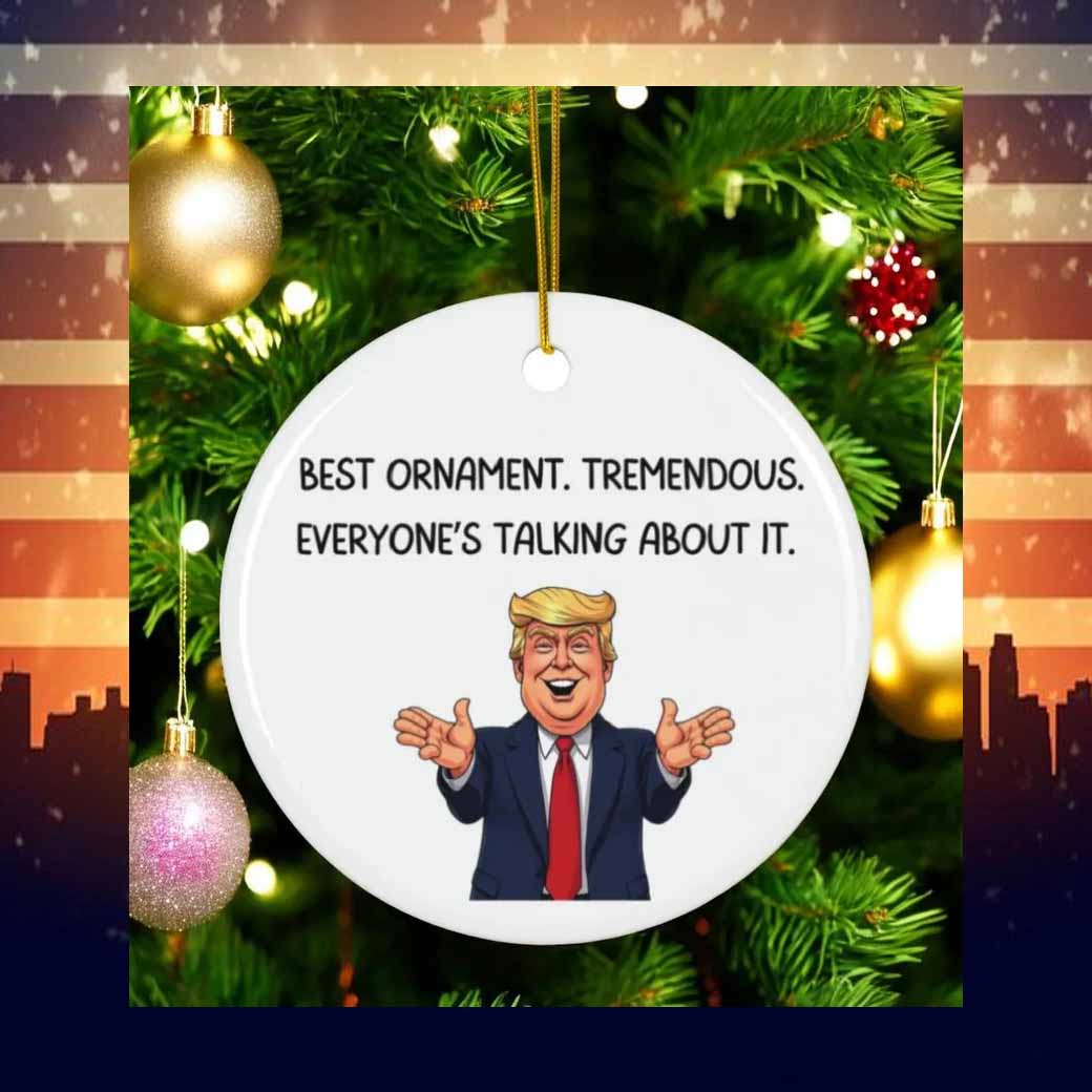 Gift for Trump Fans Funny Political Ornament