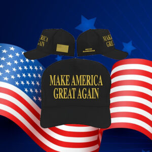Gold Dark MAGA 2024 Hat