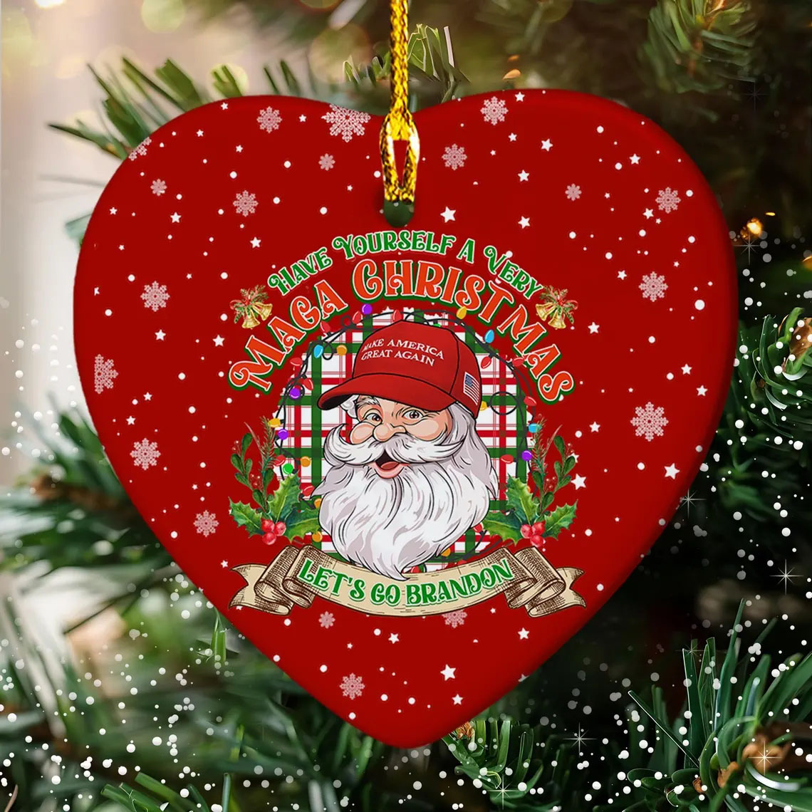 Have Yourself A Very Maga Christmas Ornament