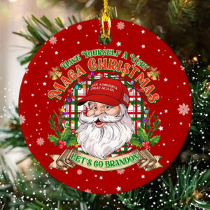 Have Yourself A Very Maga Christmas Ornament