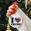 I Love Trump Ceramic Ornament