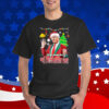 I'll Be Home For Christmas Santa Funny Trump Ugly Shirt