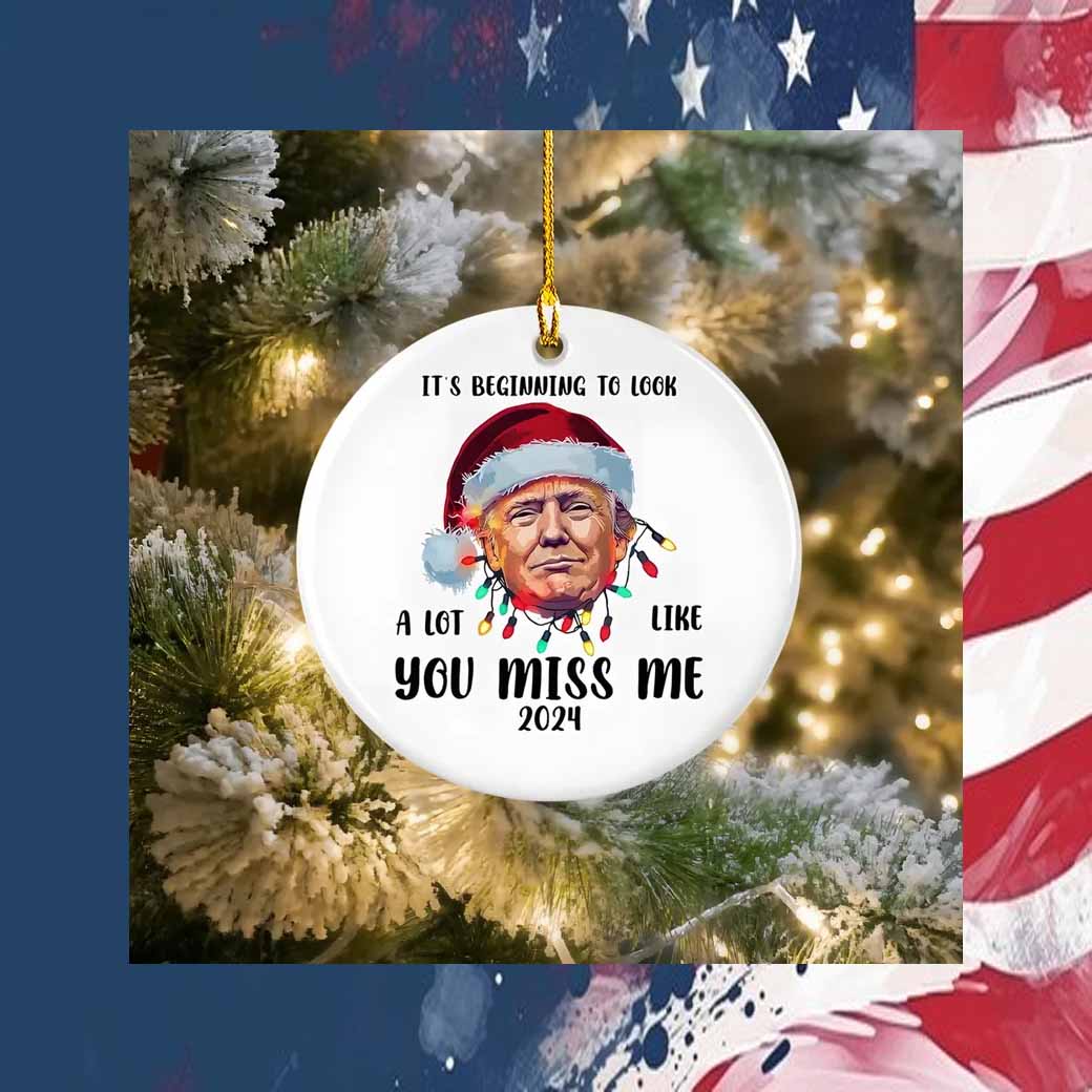 It's Beginning To Look Alot Like You Miss Me 2024 Ornament