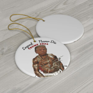 Legend Never Die Trump 2024 Christmas Ornament