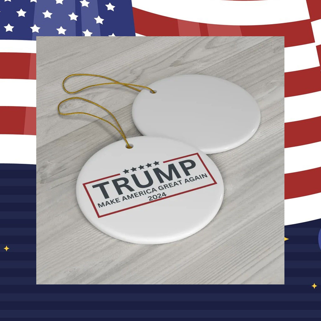 MAGA Christmas Trump 2024 Ornament