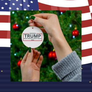 MAGA Christmas Trump 2024 Ornament