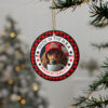 MAGA Dog Dachshund for Trump Christmas Ceramic Ornament