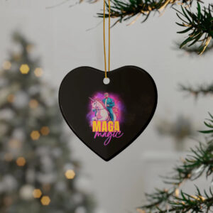MAGA Magic Ceramic Christmas Ornaments