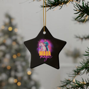 MAGA Magic Ceramic Christmas Ornaments